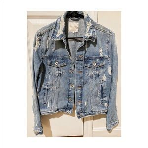 Distressed Jean Jacket